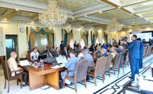 Prime Minister Muhammad Shehbaz Sharif chairs Federal Cabinet Meeting.