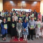 Federal Secretary for Education, Mohyuddin Ahmad Wani, delivers a speech during the launch event of the Foundational Learning Policy 2024 held in the federal capital