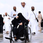 Pilgrims are going to Jamarat for throw stones at Satan