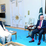 Governor of Khyber Pakhtunkhwa, Faisal Karim Kundi calls on Prime Minister Muhammad Shehbaz Sharif