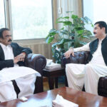 Governor of Khyber Pakhtunkhwa, Faisal Karim Kundi calls on Federal Minister for Inter Provincial Coordination, Rana Sanaullah