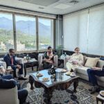 Minister of State for IT and Telecommunication Ms. Shaza Fatima Khawaja in a meeting with Google delegation