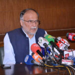 Minister for Planning Development & Special Initiatives of Pakistan, Ahsan Iqbal addressing at Model Town