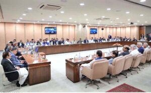 Prime Minister Muhammad Shehbaz Sharif chairs Parliamentary Party meeting of PMLN.