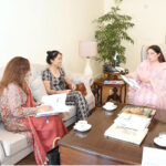 Deputy Resident Representative of United Nations Development Programme in Pakistan, Van Nguyen calls on coordinator to Prime Minister on Climate Change, Romina Khurshid Alam at her office