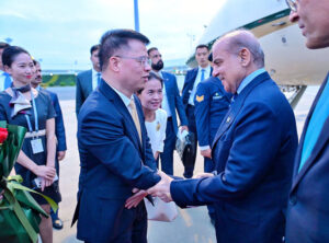 Prime Minister Muhammad Shehbaz Sharif arrives in Shenzhen on his 5-day official visit of China.