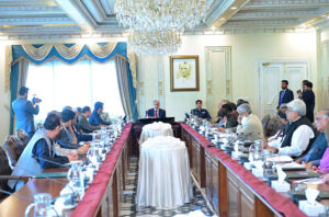 A delegation of leading exporters of Pakistan calls on Prime Minister Muhammad Shehbaz Sharif