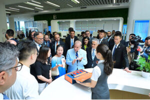 Prime Minister Muhammad Shehbaz Sharif visits Nanshan One-Stop Services for Establishment of Enterprises.