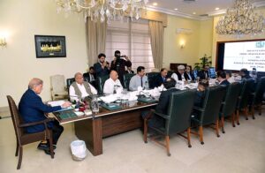Prime Minister Muhammad Shehbaz Sharif chairs a meeting regarding winding up of PWD.
