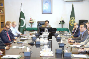 A high level delegation led by Kevin Kells, Managing Director, Google for Education, call upon the Minister for Federal Education and Professional Training Dr. Khalid Maqbool Siddiqui