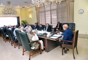 Prime Minister Muhammad Shehbaz Sharif chairs a meeting regarding winding up of PWD.