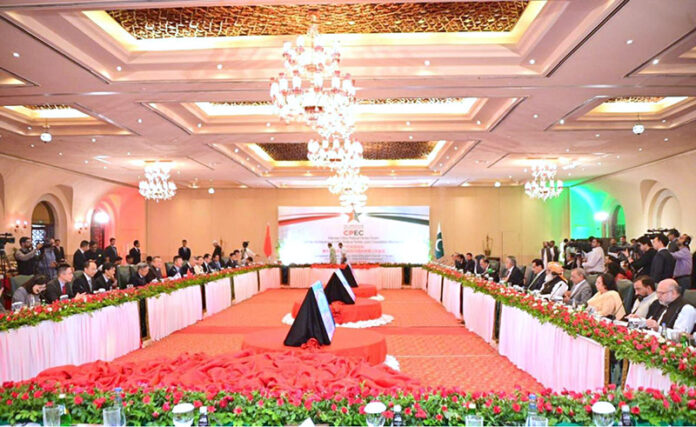 Deputy Prime Minister and Foreign Minister Senator Mohammad Ishaq Dar and Minister of the International Department of the Central Committee of the Communist Party of China(IDCPC), Mr. Liu Jianchao co-chair the 3rd round of Joint Consultative Mechanism (JCM) of Political Parties on CPEC and Pakistan-China Political Parties Forum