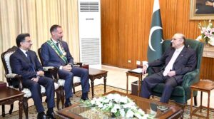 Prince Rahim Aga Khan called on President Asif Ali Zardari at Aiwan-e-Sadr.