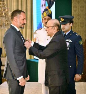 Prince Rahim Aga Khan called on President Asif Ali Zardari at Aiwan-e-Sadr.
