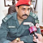 Rescue 1122 Emergency District Officer Naveed Iqbal talking to APP about the arrangements of Rescue 1122 for Eid ul Azha in the City