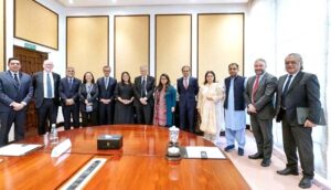 Chairperson Benazir Income Support Programme, Senator Rubina Khalid meets Bill Gates, co-chair of the Bill & Melinda Gates Foundation to discuss initiatives on skill development, health and economic empowerment.