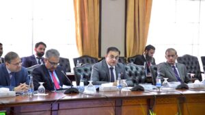 The Federal Minister for Economic Affairs, Ahad Khan Cheema, chairs the 4th meeting of the International Partners Support Group (IPSG) at the Prime Minister’s Office.