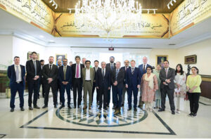 Prime Minister Muhammad Shehbaz Sharif in a group photo with a high level delegation of Google for Education