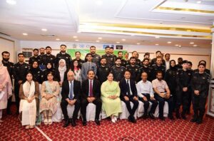 PM's Coordinator on Climate Change & Environmental Coordination Romina Khurshid Alam addresses a ceremony organized by COMSATS, Ministry of climate change, MoFA, ECO, SF and FACE, on World environment day.