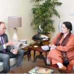 Australian High Commissioner H.E. Neil Hawkins called on PM's Coordinator on Climate Change & Environmental Coordination Romina Khurshid Alam at her office