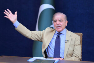 Prime Minister Muhammad Shehbaz Sharif addresses the nation