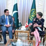 Ms. Leslie Scanlon, High Commissioner of Canada to Pakistan, calls on the Federal Minister for Economic Affairs, Mr. Ahad Khan Cheema