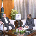 Federal Tax Ombudsman, Dr Asif Mahmood Jah, called on President Asif Ali Zardari, at Aiwan-e-Sadr