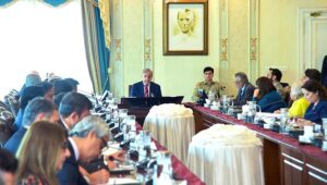 Prime Minister Muhammad Shehbaz Sharif chairs meeting of National Task Force on Polio Eradication.