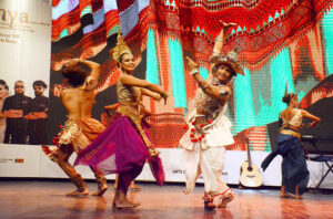 Sri Lankan traditional, folk fusion & freestyle artists enthralling audience at Arts Council.