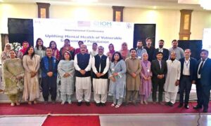 Coordinator to Prime Minister, Prime Minister’s Youth Program Rana Mashood Ahmed Khan addresses to the Concluding Ceremony of International Conference on Uplifting Mental Health of Vulnerable Segments of Population.
