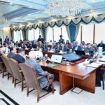 Prime Minister Muhammad Shehbaz Sharif chairs a meeting of the Federal Cabinet