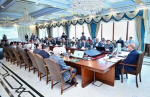 Prime Minister Muhammad Shehbaz Sharif chairs a meeting of the Federal Cabinet