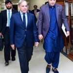 A delegation of Pakistan People's Party calls on Prime Minister Muhammad Shehbaz Sharif