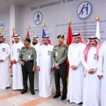 Saudi officials welcome the Hajj pilgrims from different countries on their arrival