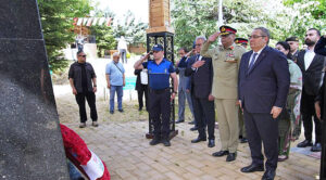 General Sahir Shamshad Mirza, Chairman Joint Chiefs of Staff Committee, who is on an official visit to Turkiye, calls on General (R) Yasar GULER, Minister of Defence, General Metin Gurak, Commander Turkish General Staff, General Selcuk Bayraktaroglu, Commander Turkish Land Forces, Admiral Ercument Tatlioglu, Commander Turkish Naval Forces, General Ziya Cemal Kadioglu, Commander of Turkish Air Force and Haluk Görgün, President SSB, a government agency dealing with defence production.