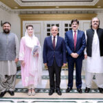Prime Minister Muhammad Shehbaz Sharif in a group photo with the Chief Ministers of all four provinces prior to the meeting of National Economic Council