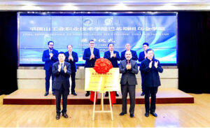 Ambassador of Pakistan to China, Khalil Hashmi in a group photo after inaugurating Pakistan Food Festival at Shangri-La Hotel