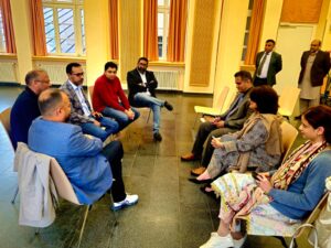 Ambassador Amna holds meetings with women professionals, community, chartered accountants
