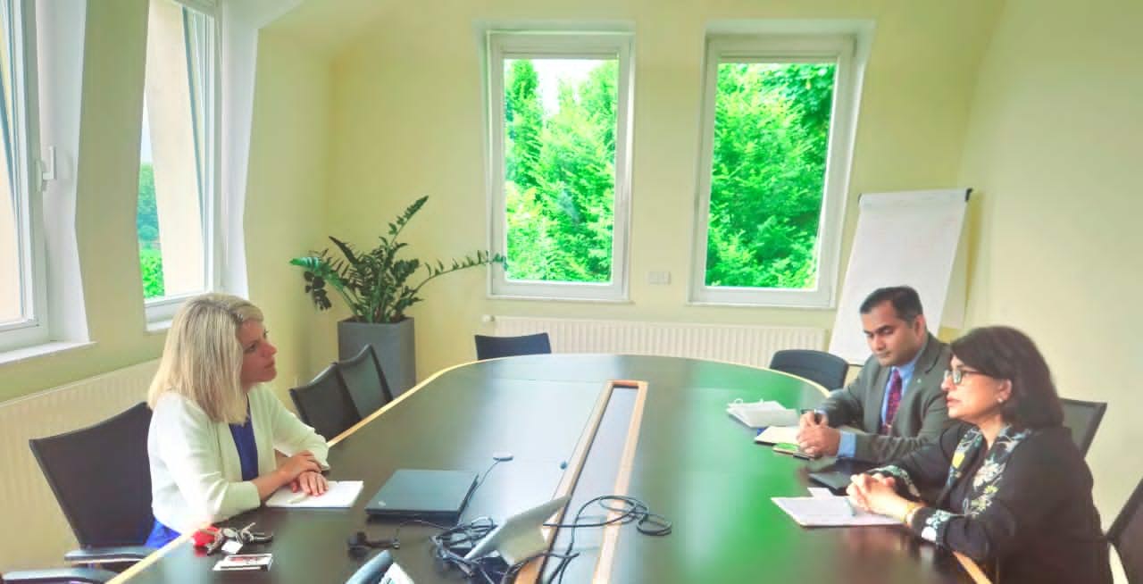 Ambassador Amna meets Deputy CEO Luxembourg Space Agency