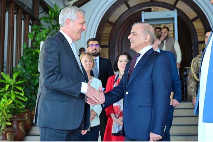 UN High Commissioner for Refugees Filippo Grandi called on Prime Minister Muhammad Shehbaz Sharif