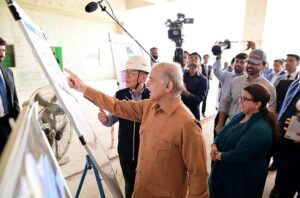 Prime Minister Muhammad Shehbaz Sharif visits the under-construction site of Islamabad Technology Park