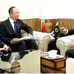 Mr. XU Hangtian, Ministrer-Counsellor, Embassy of the People's Republic of China called on Federal Minister, Rana Tanveer Hussain