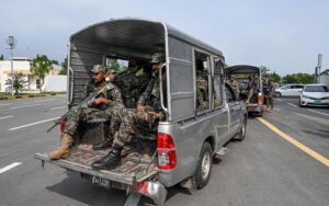 Security Forces conducted a flag-march with an objective to maintain peace and tranquility in the Federal Capital for coming holy month of Muharram ul Haram