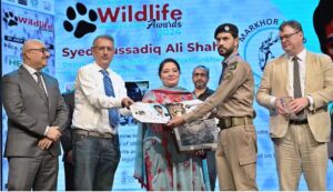 Ms. Romina Khursheed Alam, Coordinator to the Prime Minister on Climate Change and Environment, alongside Sardar Muhammad Jamal Khan Leghari, Senator and Wildlife Ambassador, presented awards to the winners of the "Wildlife in Pakistan" Photo-Exhibition during the 6th Wildlife Protection Awards Ceremony 2024 took place at the Pakistan National Council of the Arts (PNCA) in the Federal Capital .