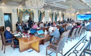 Prime Minister Muhammad Shehbaz Sharif chairs a meeting regarding national preparedness for the Monsoon.
