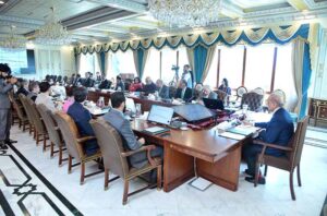 Prime Minister Muhammad Shehbaz Sharif chairs a meeting regarding national preparedness for the Monsoon.