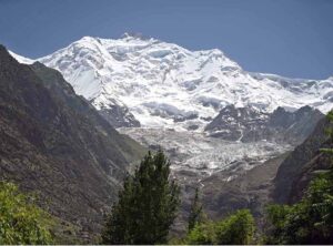Rakaposhi Mountain's breathtaking view attracts many visitors.
