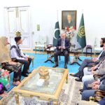 Prime Minister Muhammad Shehbaz Sharif meets Ayan Kashif and his family. Ayan Kashif is a student of Daanish School and he secured the first position in the annual exams of Intermediate and Secondary Education Lahore