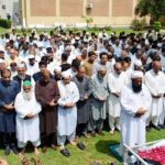 The funeral prayer of the father of PIO Mobashir Hasan was performed, funeral was attended among many, by Governor KPK, Mr. Faisal Karim Kundi and other notables
