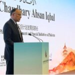 Planning Minister Prof. Ahsan Iqbal addressing a parallel forum on "Promoting Modernization in the Global South: New Pathways, New Vision" during Second High Level Conference of the Forum on Global Action for Shared Development